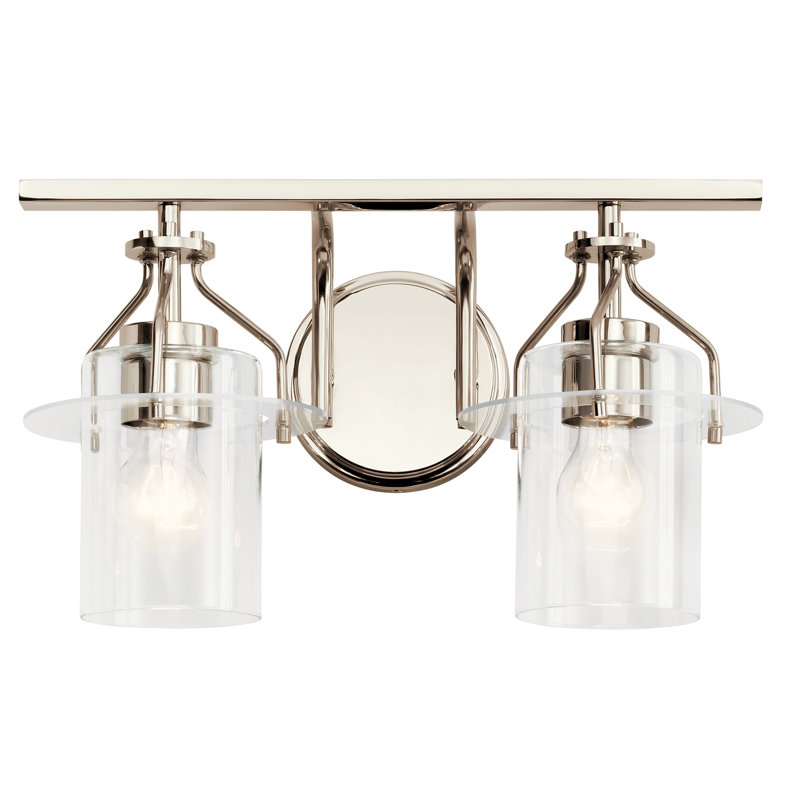 Moncrief 2 - Light Dimmable Vanity Light, Polished Nickel