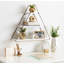 3 Piece Triangle Tiered Shelf with Adjustable Shelves-338174284