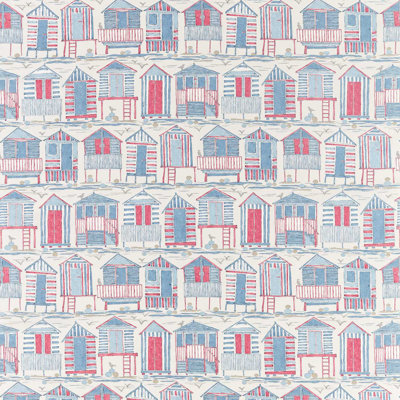 Beach Huts Fabric