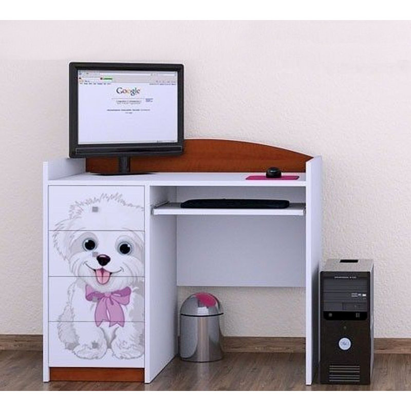 Bosco 100cm Computer Desk, Brown