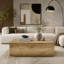 Table basse, table d'appoint en bois aggloméré de style naturel-874134336