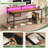 Small Home Office Computer Desk With Power Outlet And CPU Stand, Gaming Desk With Monitor Stand & LED Lights-192589477-192589531