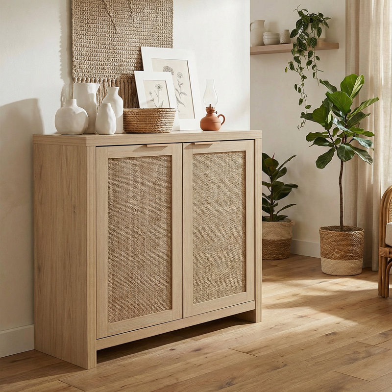 80cm Sideboard, Light Natural Oak