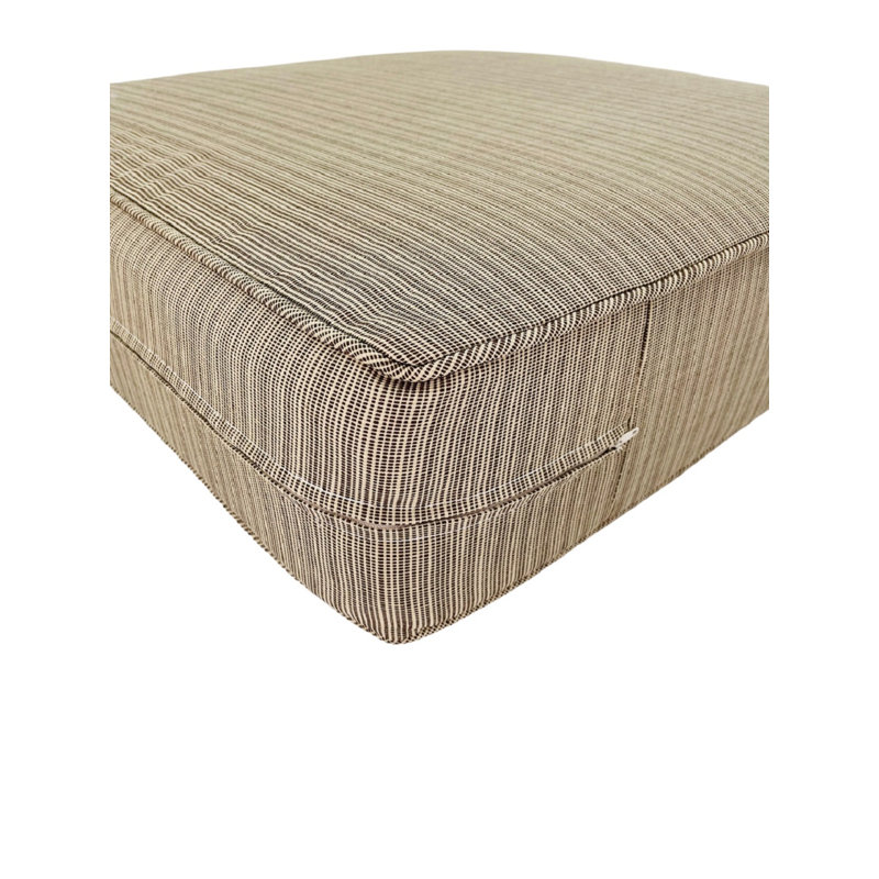 Coussin de chaise longue d'extérieur Alice, Mélange de polyester chocolat