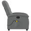 Fauteuil de massage inclinable gris foncé-924216375