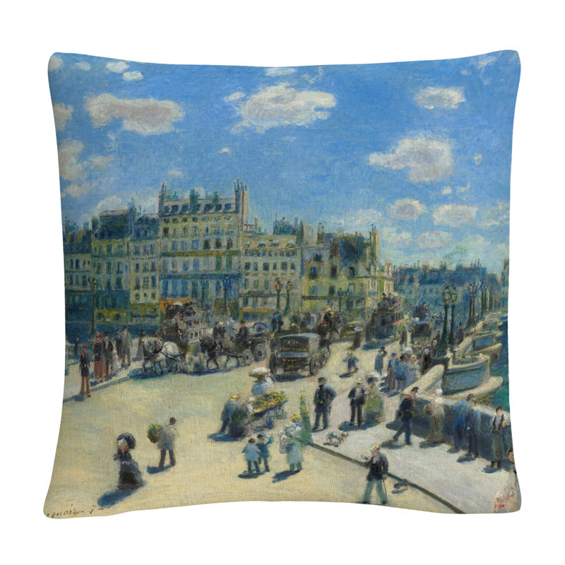 Coussin Pierre-Auguste Renoir Pont Neuf Paris