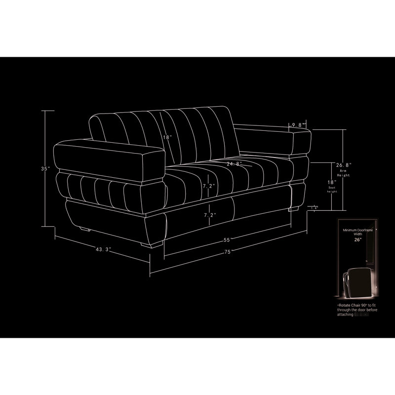 Foam Filled Leather Seat With Hardwood And Stainless Legs High Chair Wood