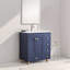 Modern Blue 30" Single Bathroom Vanity Set