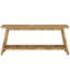 Console Farmhouse, table d'entrée en bois avec rangement ouvert à 2 niveaux, canapé rustique étroit derrière le canapé pour le couloir, le salon ou le vestibule-1841174104