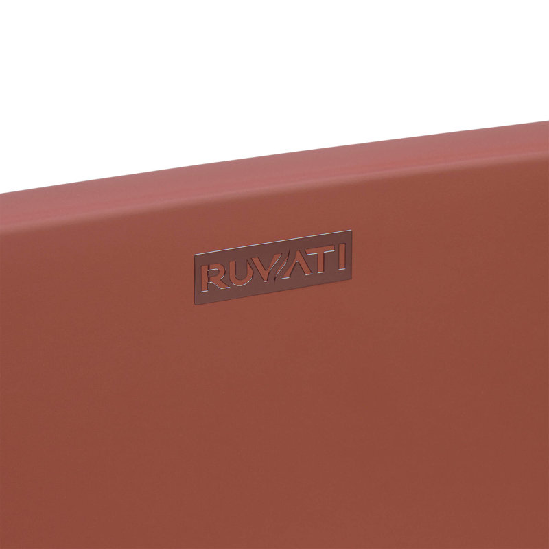 Oval Vessel Bathroom Sink, Sedona Clay