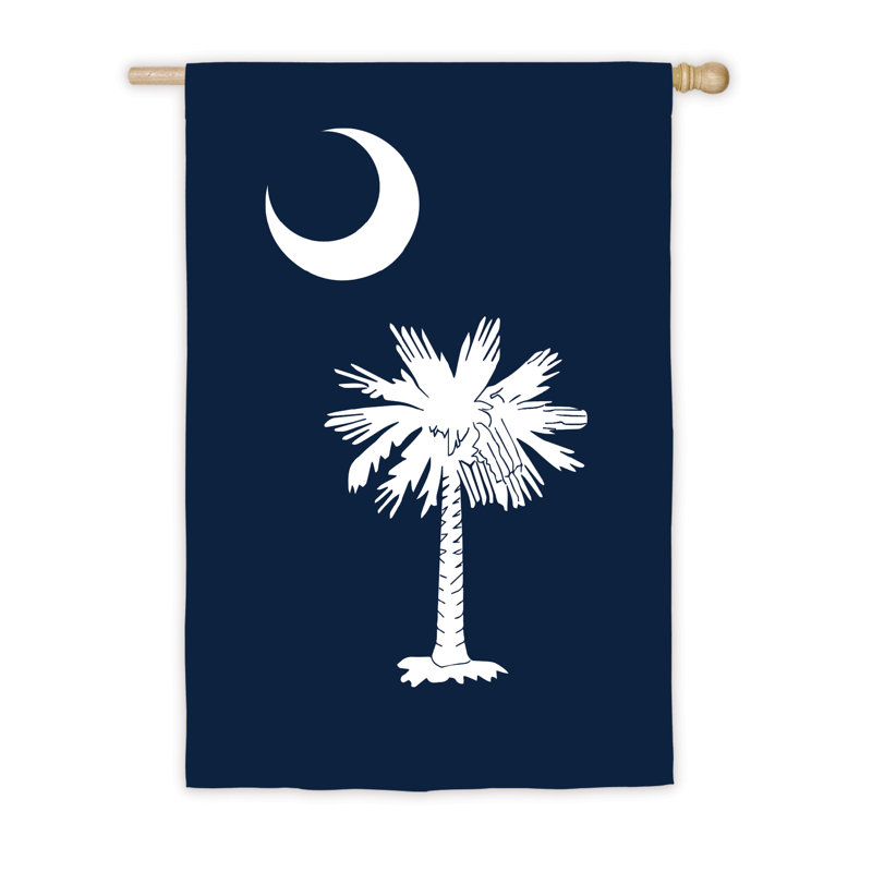 Drapeau de maison en polyester 18 x 13 po Calloway South Carolina