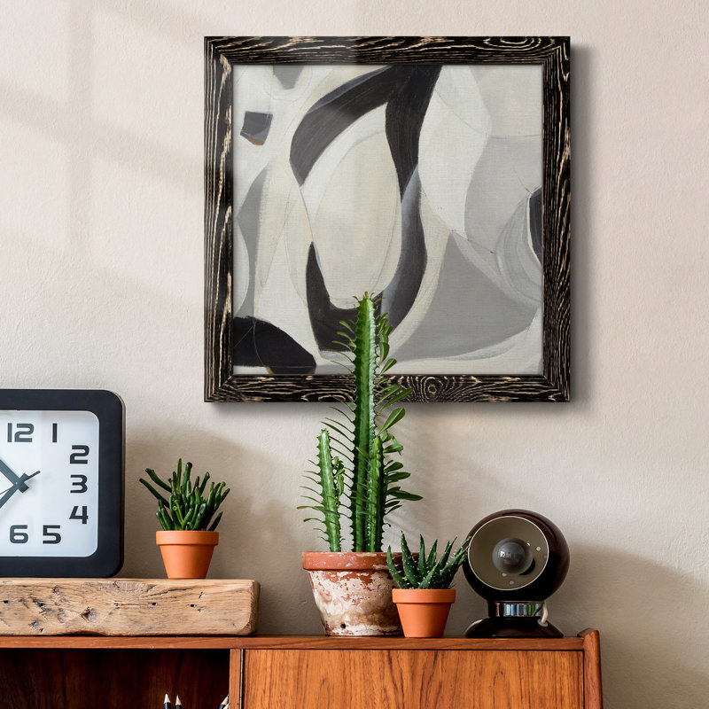 La toile encadrée de qualité supérieure - prête à être accrochée, H 17 po x l 17 po x P 1,5 po, Cadre noir