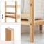 Solid Wood Bathroom Storage Furniture Set