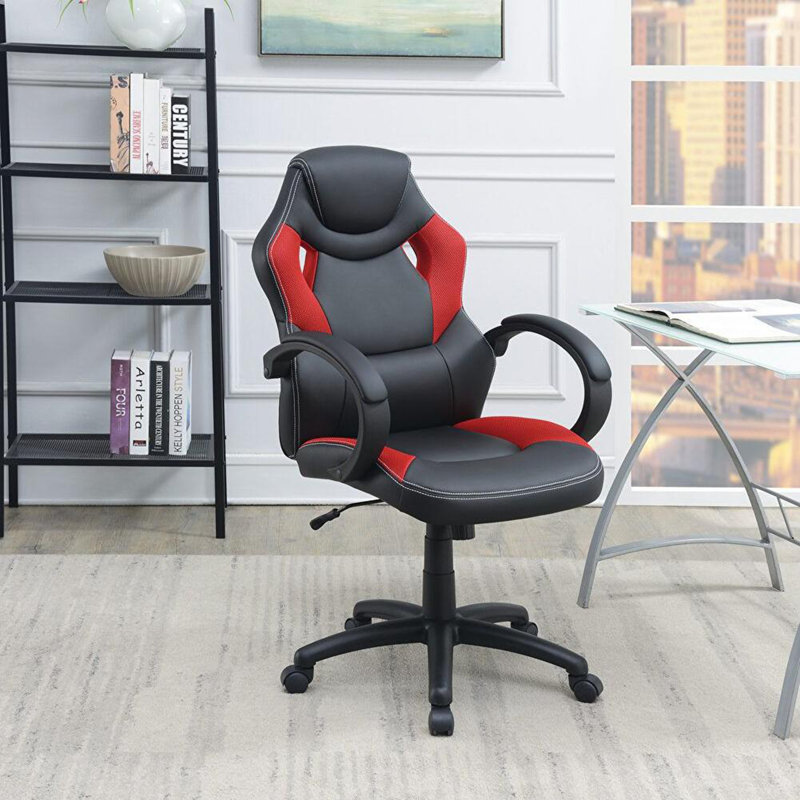 Chaise de bureau rembourrée 3pc