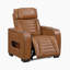 Ensemble de salon inclinable électrique en cuir fleur 3 pièces Roush-615707630