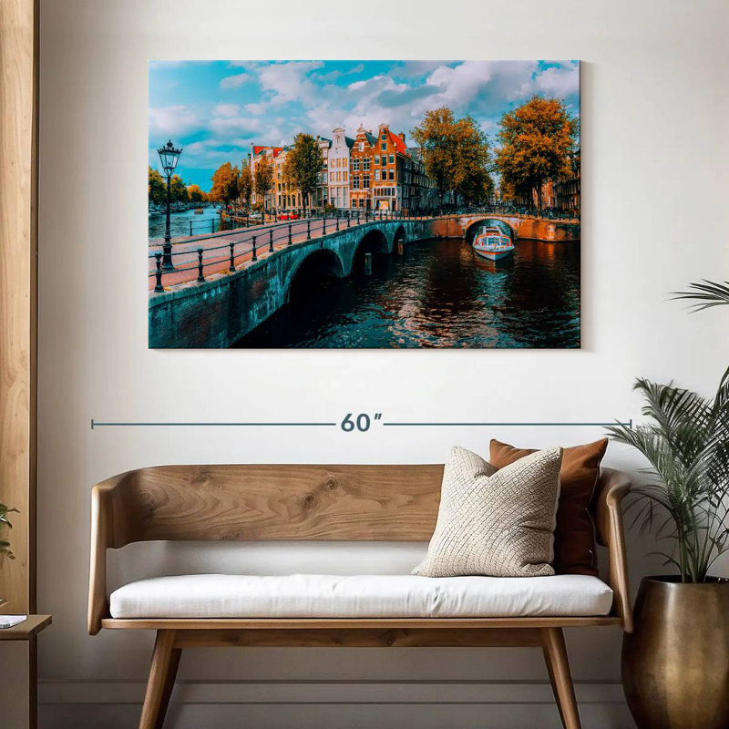 Canal Sirci Amsterdam, H 32 po x l 48 po