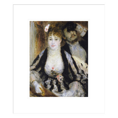 The Theatre Box (La Loge) by Pierre-Auguste Renoir -Framed Giclee Print
