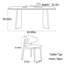Table de salle à manger de luxe moderne-777788444-777788447