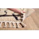 Mossy Moroccan Charcoal/Light Beige Area Rug