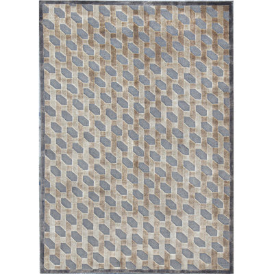 Hand-Knotted High-Quality Beige Area Rug