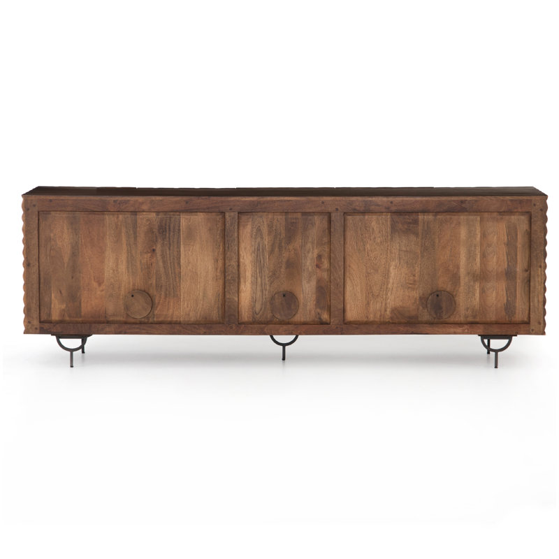 Rio Media Console, Antique Brown