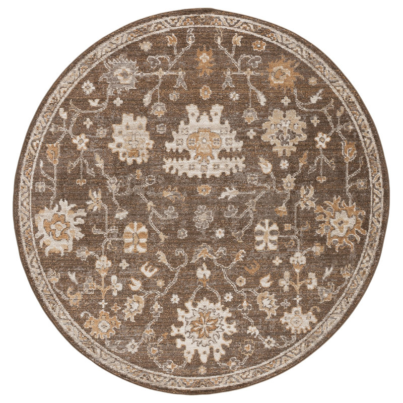 Tapis oriental Hazel, Rond 6 pi x 6 pi