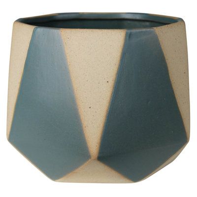 Cache-pot à formes géométriques