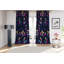 Cotton Blend Floral Room Darkening Curtain