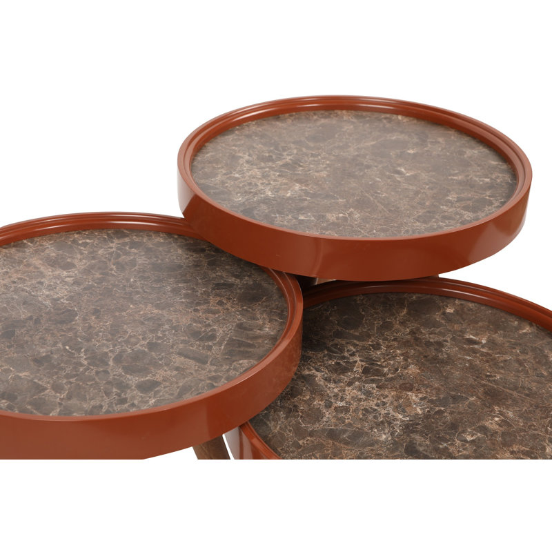 Tables gigognes 3 plateaux