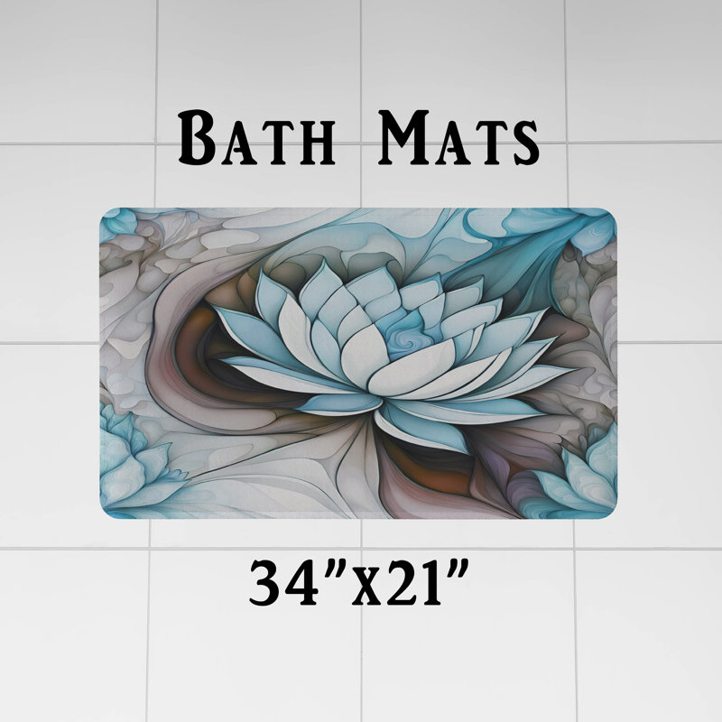 Rideau de douche Floral, H 93 po x l 70 po