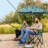Portable Two Person Fishing Chair With Removable Umbrella-857921951