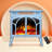 HAVATO 24" Electric Fireplace Stove - 3D Flame (12 Colors), Remote, 3-in-1 Heater + Timer, Safe for Bedroom -177599392