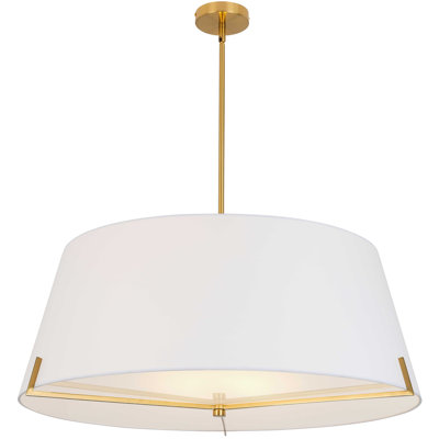 Krisna 4 - Light Dimmable Drum Chandelier