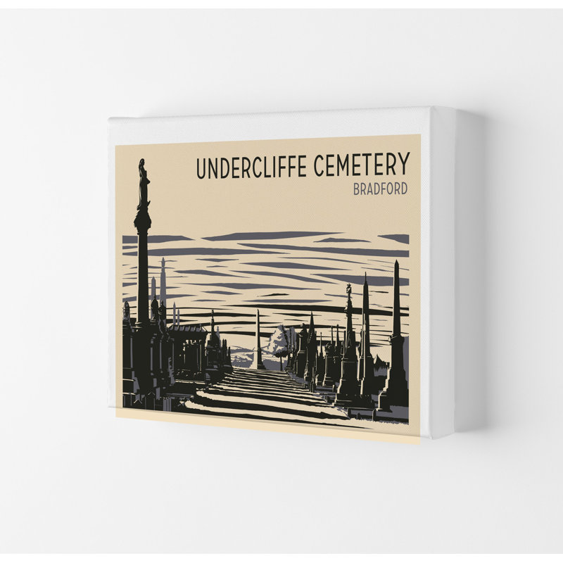Undercliffe Cemetery Copy by Richard O'Neill - Print, 30cm H x 40cm W x 4cm D, Wrapped Canvas