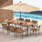 Rectangular 8 - Person 200Cm L Outdoor Dining Table