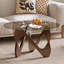 Table basse ronde avec pieds en bois massif, table minimaliste pour le salon-1772620987
