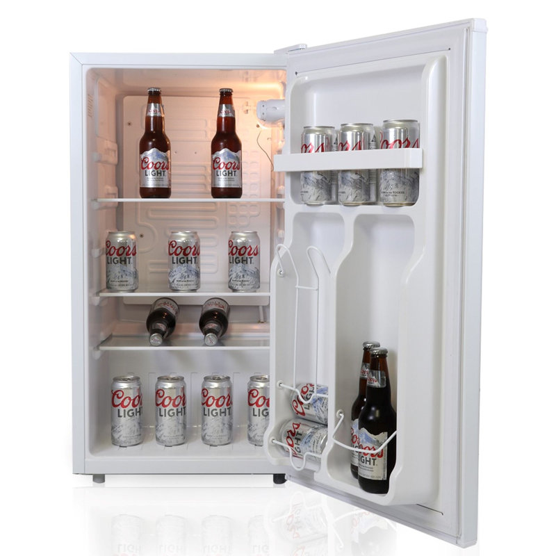 Réfrigérateur compact avec ouvre-bouteille Coors Light, 3,2 pi cu (90 L), blanc