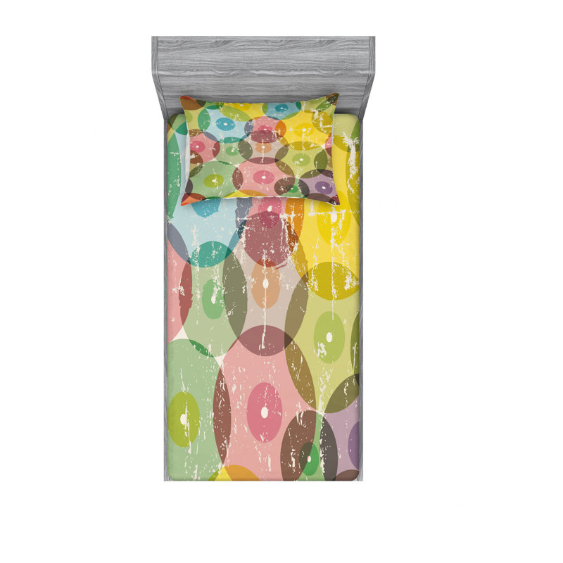 Microfiber Sheet Set, Twin Sheet Set with Fitted Sheet
