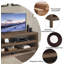 Jayesh Unfinished TV Stand with Fireplace Included
