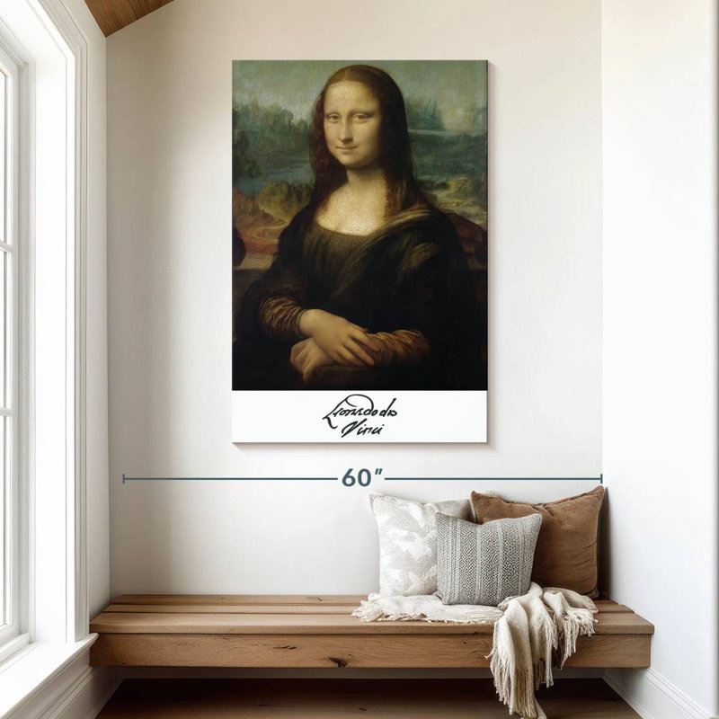 Affiche de l'exposition «Mona Lisa Da Vinci», H 48 po x l 32 po