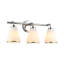 Zoey - Meuble-lavabo - Finition nickel poli - Abat-jour en verre blanc brillant-543806461-543806401