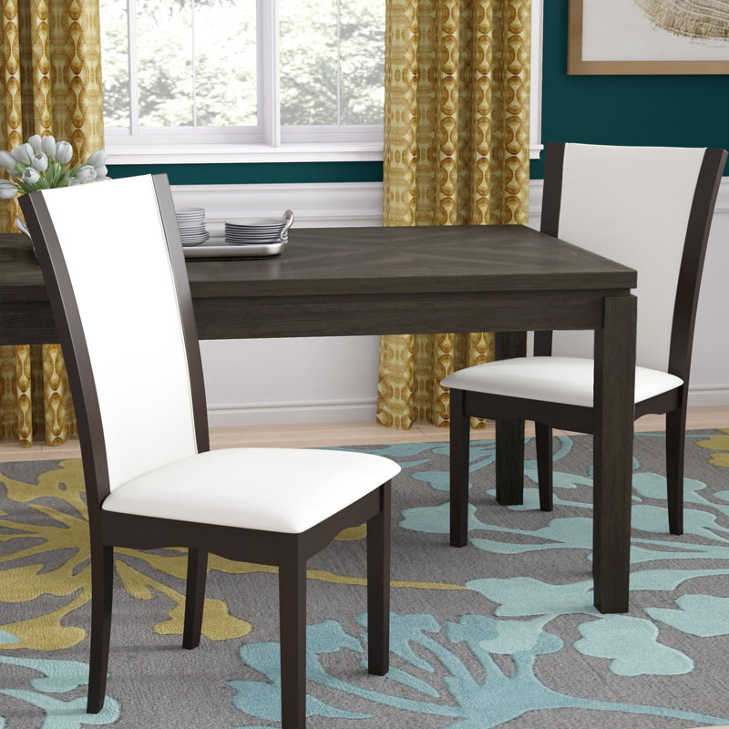 17'' H Faux Leather Upholstered Side Chair