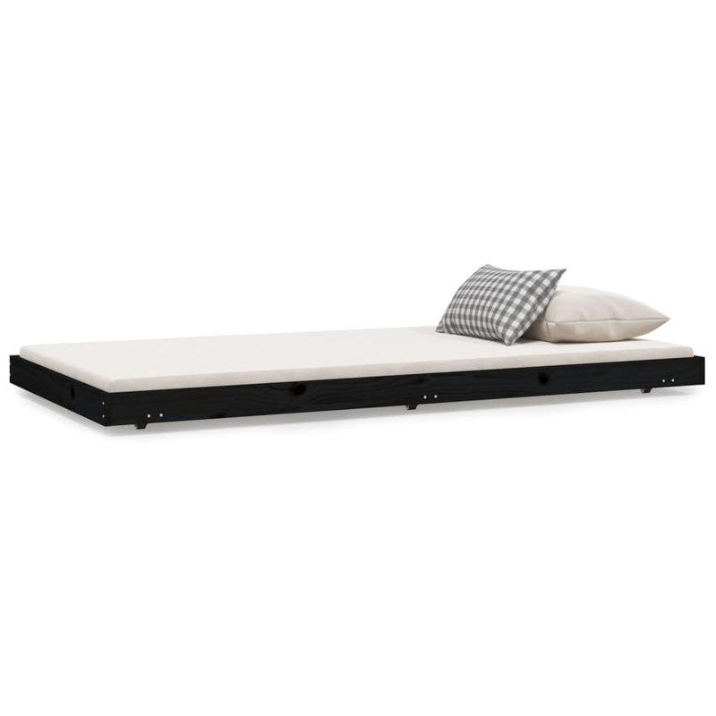 Pente Solid Wood Bed, European Single (90 x 200cm), Oak