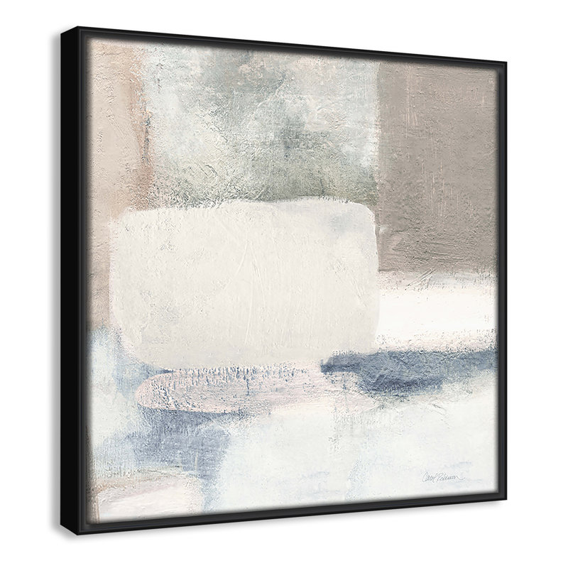 Lucas - Toile à cadre flottant, Noir, L 13,5 po x H 13,5 po