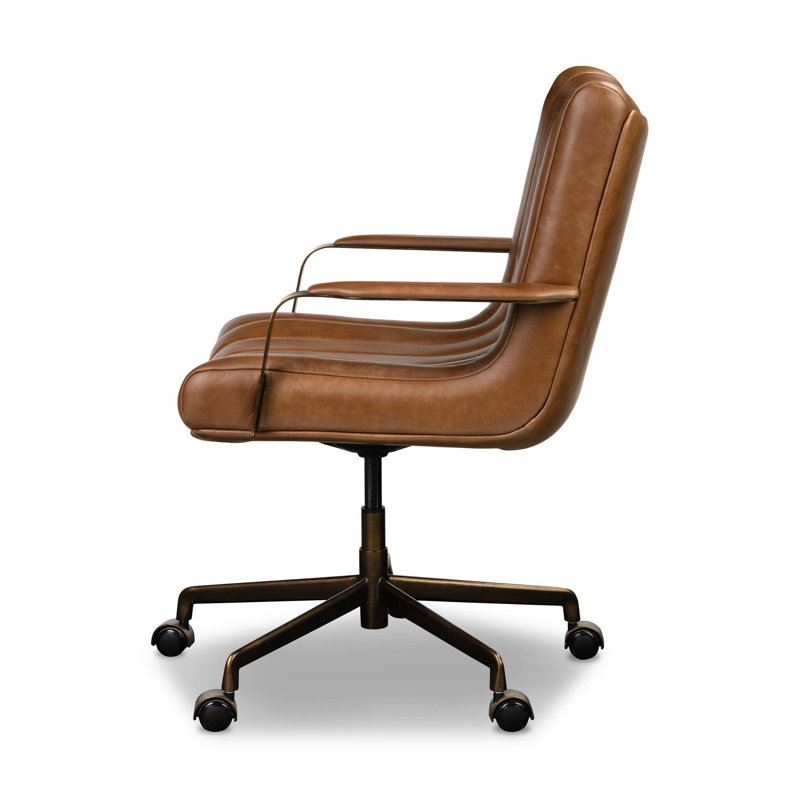 Lemmy Leather Swivel Task Chair
