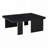 Modern Minimalist Coffee Table Set, Rectangle Coffee Table with Splicing Design, Multifunctional Combination Table for Living Room -1014373716