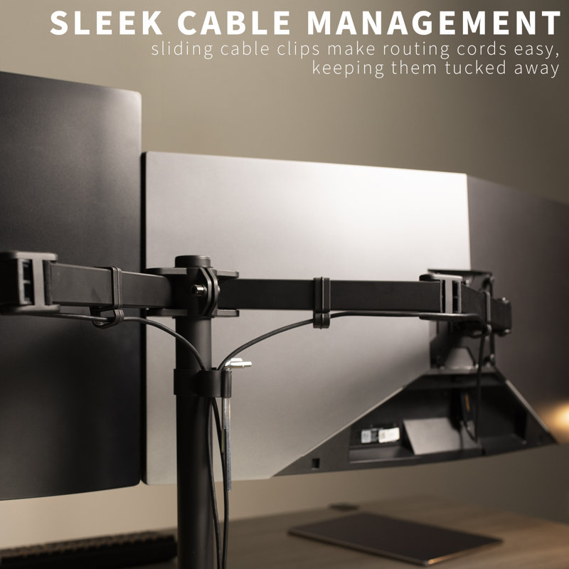 Support de bureau à double moniteur