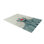 Soft Hall Carpet 2.6 x 4.9 Feet | 100% Polyester, 0.04 in Pile Height | Antibacterial, Non-Slip Underside | Woven with 3D Digital Printing | Machine Washable | Durable & Stylish for Entryways & Living Rooms