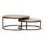 Ensemble de 2 tables basses gigognes à poils longs Haymail-98364255