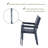 Kirk Outdoor Stacking Dining Armchair